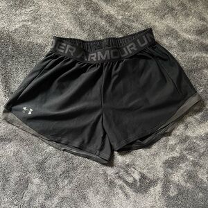 Under Armour Women's Black Athletic Shorts
